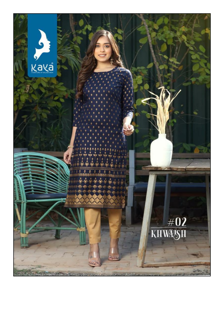 Kaya Khwaish Fancy Wholesale Designer Kurtis Catalog